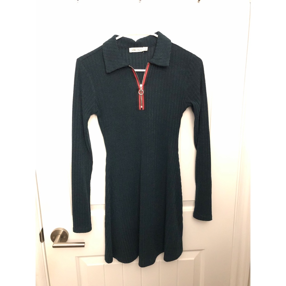Long Sleeve A-Line Dress